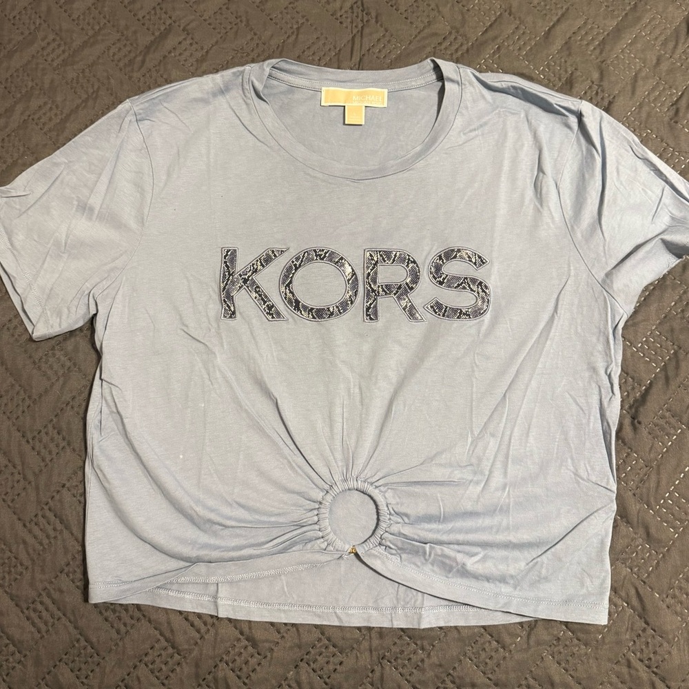 Michael Kors Light Blue Women's Top